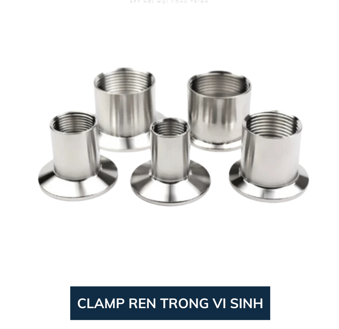 Mặt Clamp Ren Trong Vi Sinh 304, 316L-1 - Ảnh 2