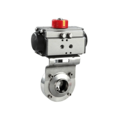 Van bướm vi sinh điều khiển khí nén củ AT 304, 316L -1